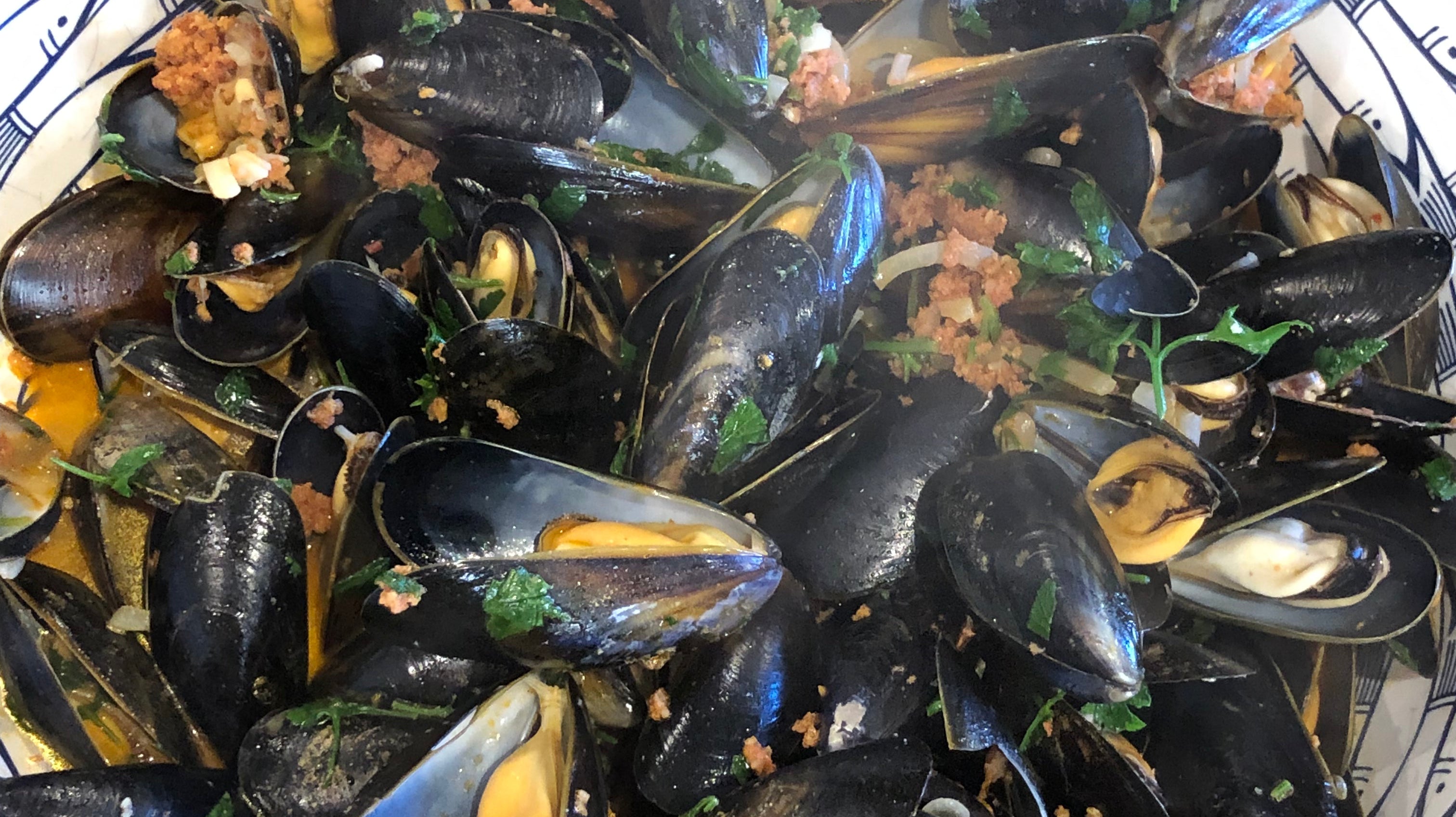 Cotswold 'Nduja Mussels