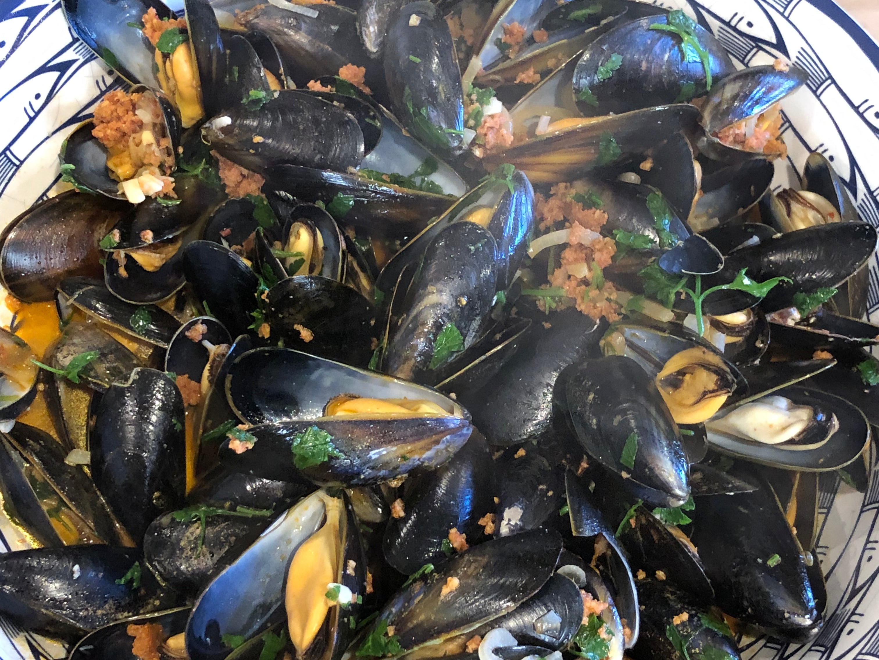 Cotswold 'Nduja Mussels