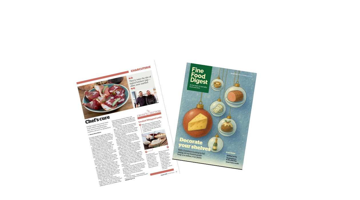 SaltPig featured in Fine Food Digest August 2025